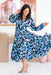 The Rina Dress - Honolulu Blue - Sparrow & Finch Boutique
