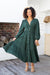 The Rina Dress - Pine Green - Sparrow & Finch Boutique