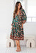 The Rina Dress - Regal Green - Sparrow & Finch Boutique