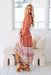 The Rina Dress - Tangerine Garden - Sparrow & Finch Boutique