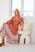 The Rina Dress - Tangerine Garden - Sparrow & Finch Boutique