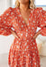 The Rina Dress - Tangerine Garden - Sparrow & Finch Boutique