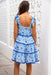 The Riveria Dress - Blue Reef - Sparrow & Finch Boutique