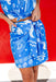 The Romina Skirt - Blue Serenity - Sparrow & Finch Boutique