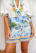 The Romina Skirt - Paros Palms - Sparrow & Finch Boutique