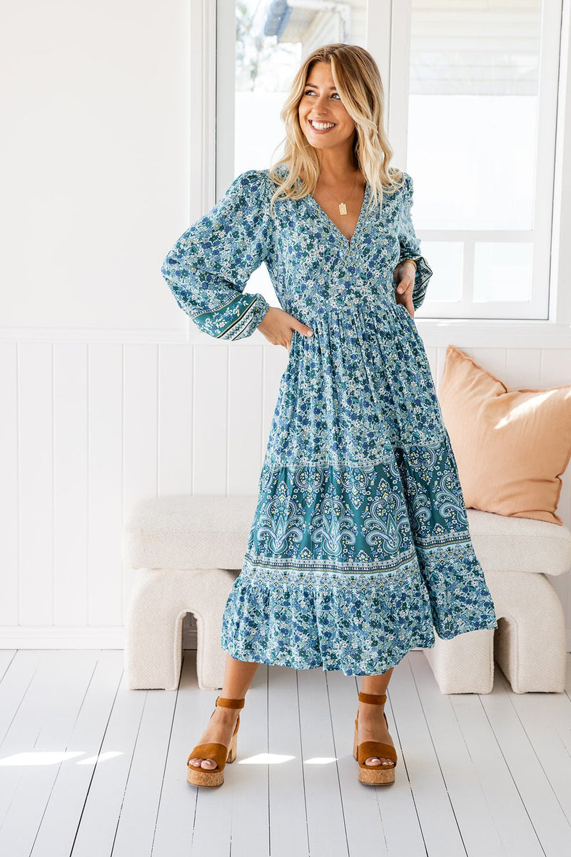 The Romy Dress - Jade