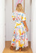 The Rosalina Dress - Citrus Splash - Sparrow & Finch Boutique