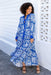 The Roseau Dress - Aegean Muse - Sparrow & Finch Boutique