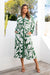 The Roseau Dress - Palm Paradise - Sparrow & Finch Boutique