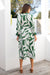 The Roseau Dress - Palm Paradise - Sparrow & Finch Boutique