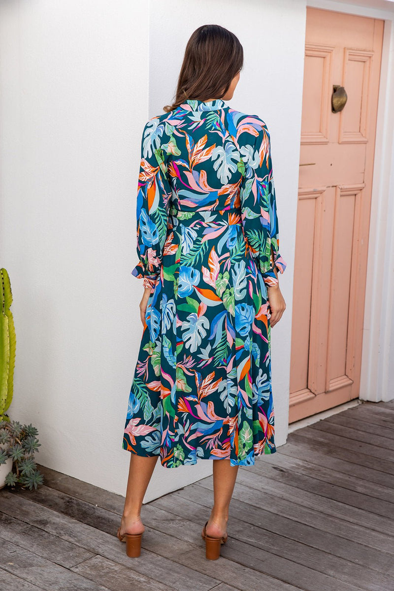 The Roseau Dress - Rainforest