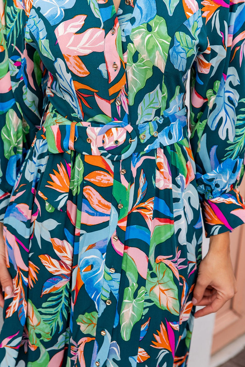 The Roseau Dress - Rainforest