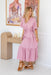 The Rosemary Dress - Plum - Sparrow & Finch Boutique
