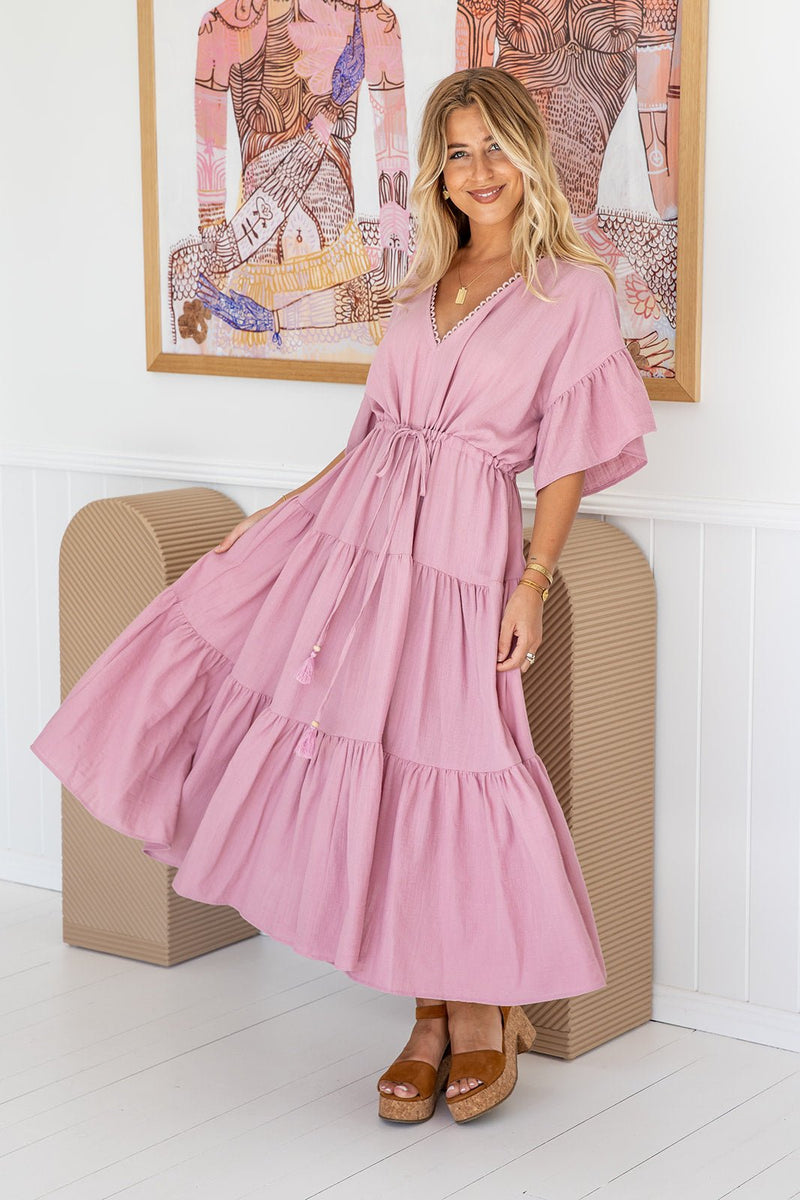 The Rosemary Dress - Plum
