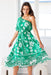 The Samaya Dress - Tropical Green - Sparrow & Finch Boutique