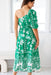 The Samaya Dress - Tropical Green - Sparrow & Finch Boutique