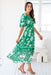 The Samaya Dress - Tropical Green - Sparrow & Finch Boutique