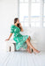 The Samaya Dress - Tropical Green - Sparrow & Finch Boutique