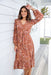 The Sandy Dress - Floral Russet - Sparrow & Finch Boutique