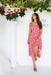 The Sangria Dress - Carmine Flair - Sparrow & Finch Boutique