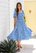 The Sarlie Dress - Hawaiian Blue - Sparrow & Finch Boutique