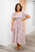 The Sarlie Dress - White Blossom - Sparrow & Finch Boutique