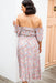 The Sarlie Dress - White Blossom - Sparrow & Finch Boutique