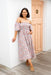 The Sarlie Dress - White Blossom - Sparrow & Finch Boutique