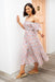 The Sarlie Dress - White Blossom - Sparrow & Finch Boutique
