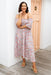 The Sarlie Dress - White Blossom - Sparrow & Finch Boutique