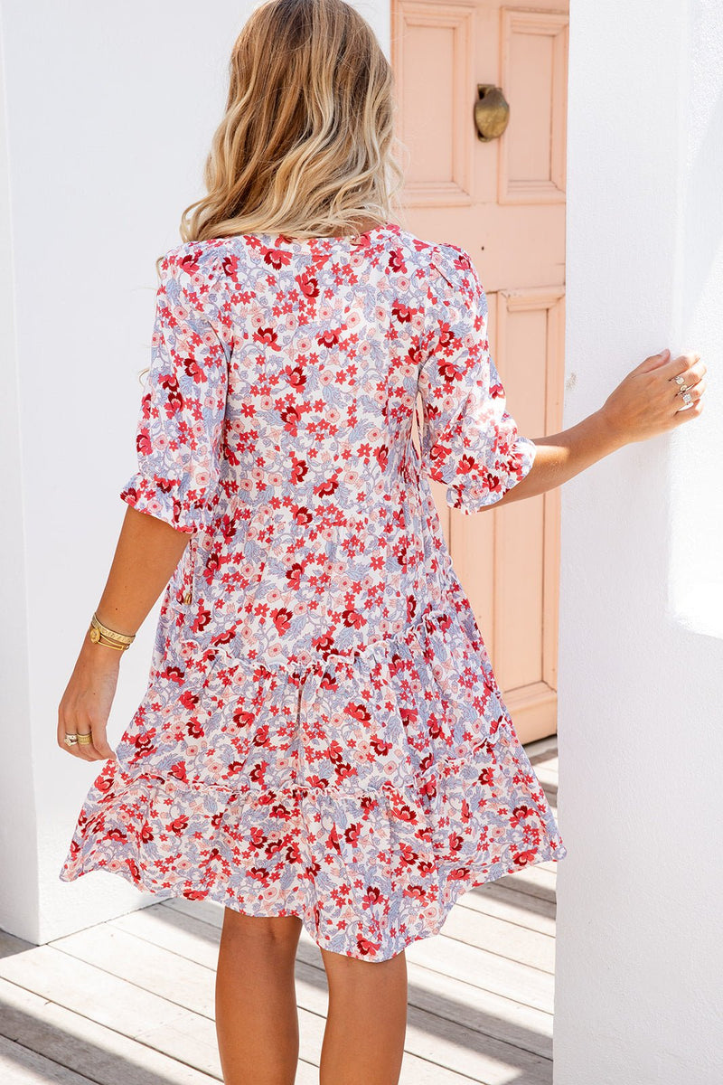The Saturn Dress - Poppy Haze