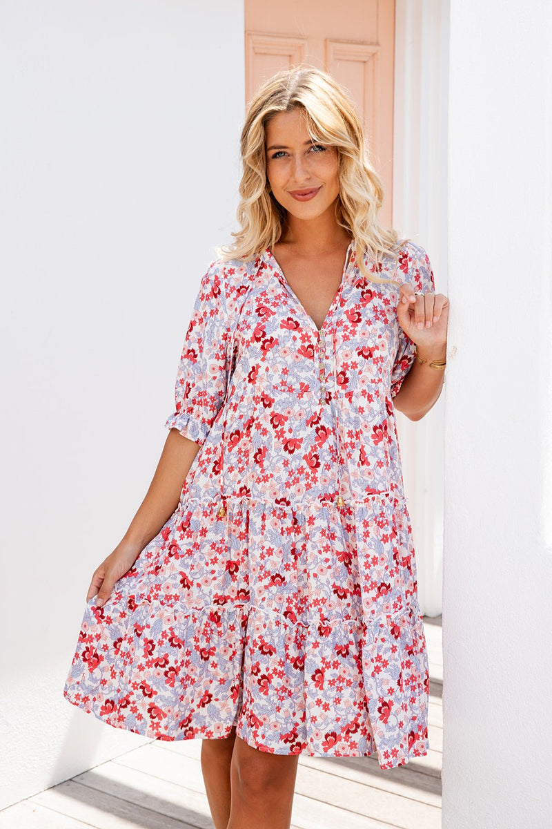 The Saturn Dress - Poppy Haze