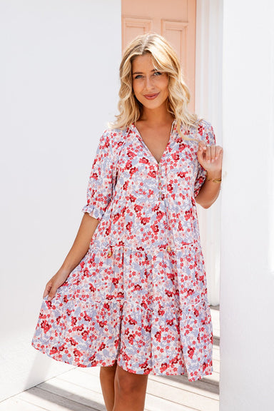 The Saturn Dress - Poppy Haze - Sparrow & Finch Boutique