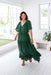 The Scarlett Dress - Highland Green - Sparrow & Finch Boutique