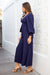 The Seraphina Jumpsuit - Navy - Sparrow & Finch Boutique