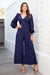 The Seraphina Jumpsuit - Navy - Sparrow & Finch Boutique