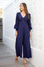 The Seraphina Jumpsuit - Navy - Sparrow & Finch Boutique