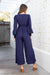 The Seraphina Jumpsuit - Navy - Sparrow & Finch Boutique