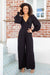 The Seraphina Jumpsuit - Onyx - Sparrow & Finch Boutique