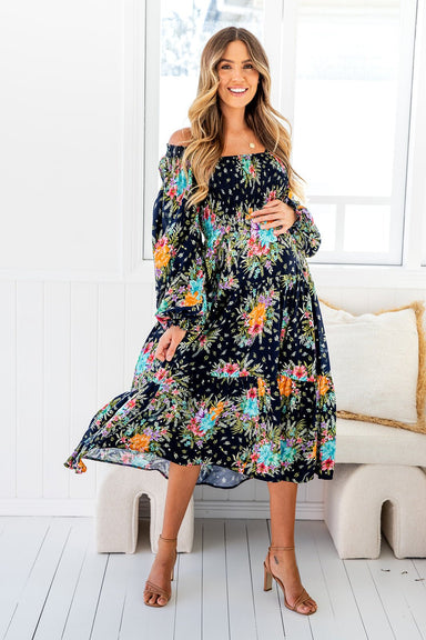 The Sherry Dress - Flowerbed - Sparrow & Finch Boutique