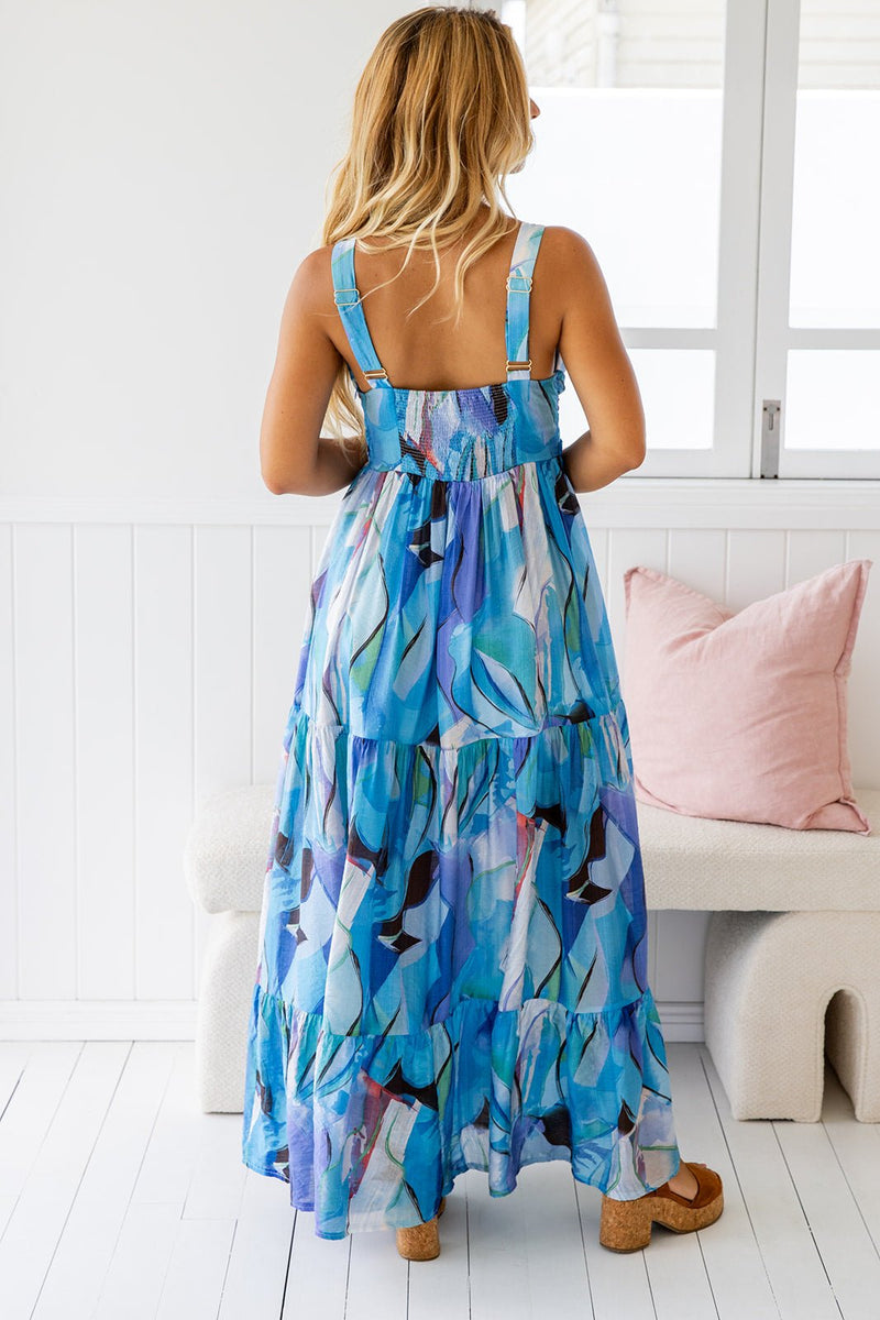 The Shira Dress - Blue Passion