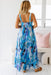 The Shira Dress - Blue Passion - Sparrow & Finch Boutique