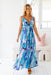 The Shira Dress - Blue Passion - Sparrow & Finch Boutique