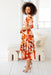 The Sienna Dress - Orange Mocha - Sparrow & Finch Boutique