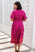 The Sienna Dress - Royal Fuchsia - Sparrow & Finch Boutique