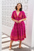 The Sienna Dress - Royal Fuchsia - Sparrow & Finch Boutique