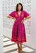 The Sienna Dress - Royal Fuchsia - Sparrow & Finch Boutique