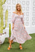 The Sloan Dress - White Blossom - Sparrow & Finch Boutique