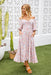 The Sloan Dress - White Blossom - Sparrow & Finch Boutique