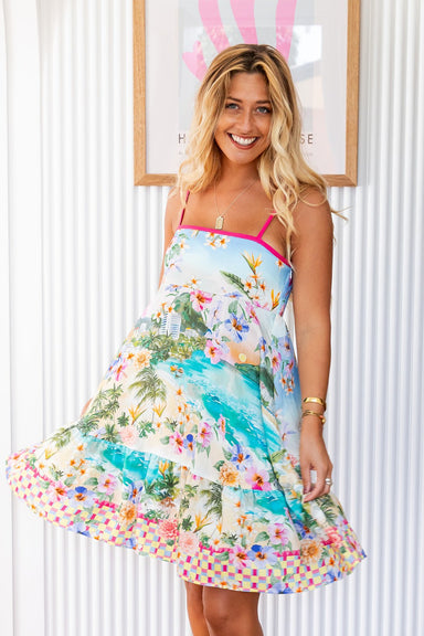 The Sola Dress - Tahiti - Sparrow & Finch Boutique